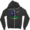 niffler the hedgehog Zipper Hoodie