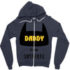 daddy is my superhero Zipper Hoodie