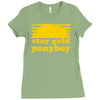 stay gold ponyboy the outsiders movie book Ladies Fitted T-Shirt