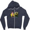 pat and silent bob Zipper Hoodie