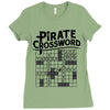 pirate crossword Ladies Fitted T-Shirt