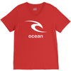 surfing ocean V-Neck Tee