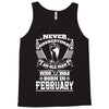 Never Underestimate Old Man Who Was Born February Tank Top
