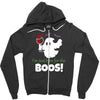 i,m just here for the boos! Zipper Hoodie