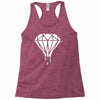 dripping diamond logo Racerback Tank