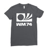 wm 74 germany world cup 1974 retro football Ladies Fitted T-Shirt