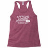 caffeine loading Racerback Tank