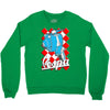 funny vespa chequer board, ideal gift or birthday present Crewneck Sweatshirt