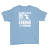 beer drinker with a running problem Youth Tee