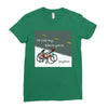 i&rsquo;d lock my bike to yours anytime Ladies Fitted T-Shirt