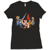 masters of the grimverse Ladies Fitted T-Shirt