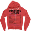 February Girl Facts Pisces Zipper Hoodie