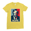 Nope Ladies Fitted T-Shirt