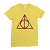 Deathly Hallows Harry Potter Ladies Fitted T-Shirt