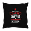 funny teacher Throw Pillow