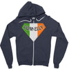 donnelly irish superhero Zipper Hoodie
