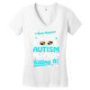 super cool autism dad Women's V-Neck T-Shirt