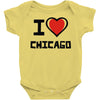 i love chicago Baby Onesie