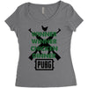 Pubg Women's Triblend Scoop T-shirt