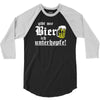 gibt mir bier ich unterhopfe  funny 3/4 Sleeve Shirt