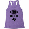 vote beto Racerback Tank