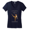 velociraptor Women's V-Neck T-Shirt