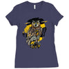 sundown owl Ladies Fitted T-Shirt