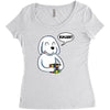 smart dog Women's Triblend Scoop T-shirt