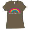 gangster ish Ladies Fitted T-Shirt