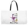mama &amp; pizza dinasour Weekender Totes