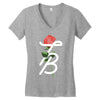 Tessa Brooks Rose Women's V-Neck T-Shirt
