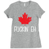 canada fuckin eh Ladies Fitted T-Shirt