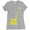 kite kitesurfen kiteboarden fun extremsport top Ladies Fitted T-Shirt