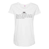 definition of fuck Maternity Scoop Neck T-shirt