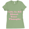 life is all Ladies Fitted T-Shirt