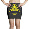 toxic hazard laboratory poison substance warning Mini Skirts