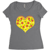 pizza lover Women's Triblend Scoop T-shirt