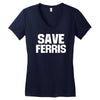 save ferris beuller beuler pop culture cult beuller's day off gift ret Women's V-Neck T-Shirt