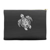 hawaiian turtle tribal art Accessory Pouches