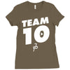 Team 10 Jake Paul Ladies Fitted T-Shirt