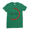 time check Ladies Fitted T-Shirt