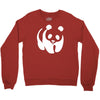 panda bear sticker vinyl decal   cute animal art car window bumper Crewneck Sweatshirt