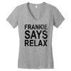 Frankie Says Relax Women's V-Neck T-Shirt