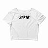 peace Crop Top