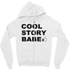 cool story bro t shirt small funny awesome meme nerdy geeky humor frat Zipper Hoodie