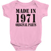 made in 1971 original parst Baby Onesie