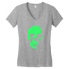 awesome neon green Women's V-Neck T-Shirt