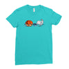 the hare and the shell Ladies Fitted T-Shirt