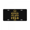 kings are born in 1968 License Plate