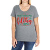 merry christmas ya filthy animal Ladies Curvy T-Shirt